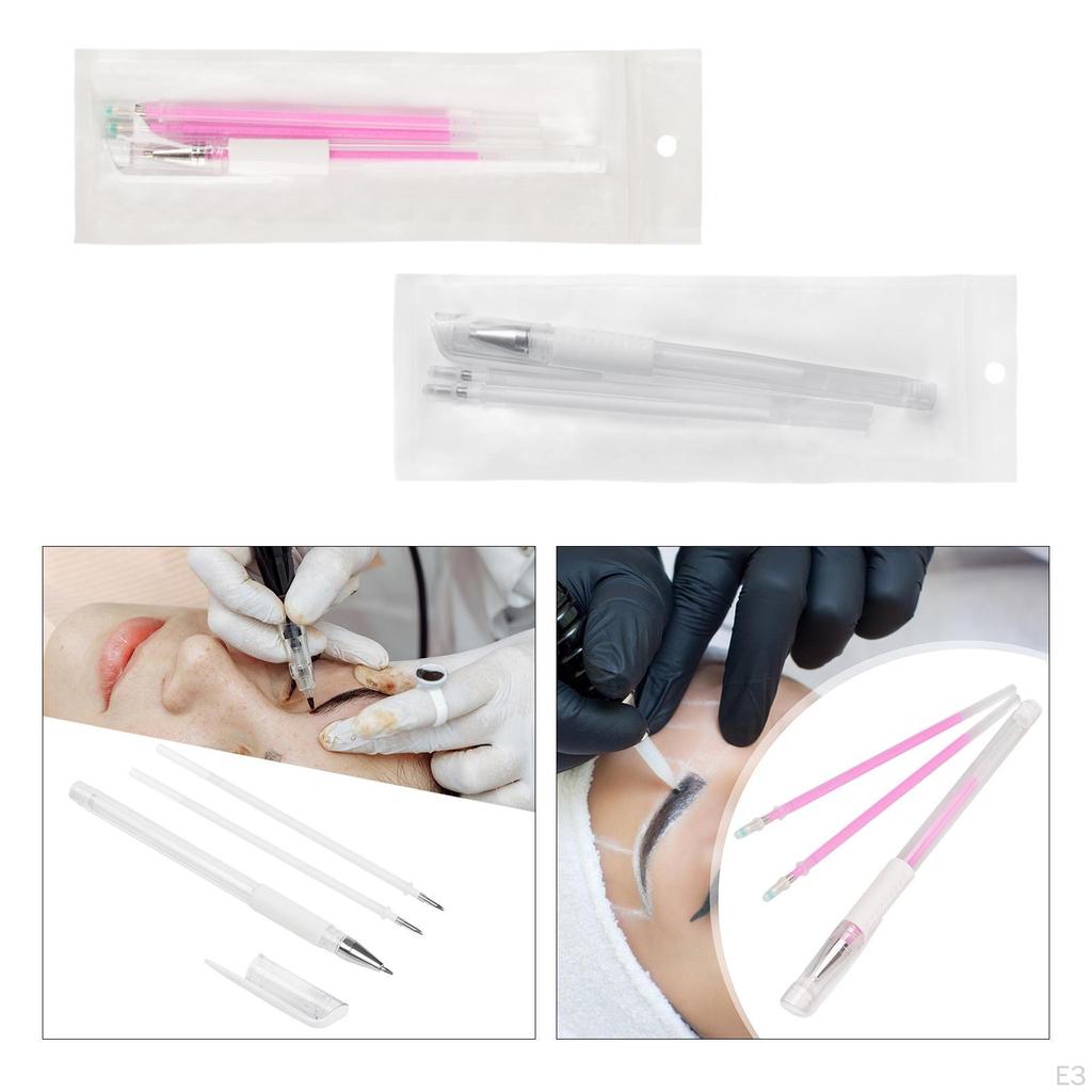 Eyebrow Microblading Marker Pen Body Art Mark Tool Eyebrows Drawing Auxiliary Lines