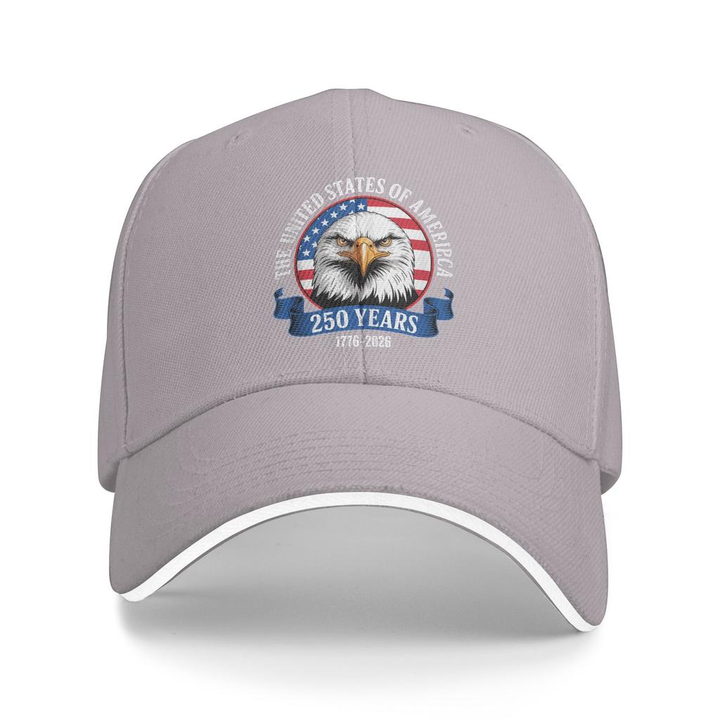 Happy 4th July 250 Years Memorial America Pride Patriotic Casual Baseball Cap Outdoor Hip Hop Hats Spring Fashion Baseball Caps