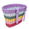 Large Size Bicycle Basket Vintage Style Front Bike Basket Lightweight Easy Install Weather Proof for Kids Bike Retro