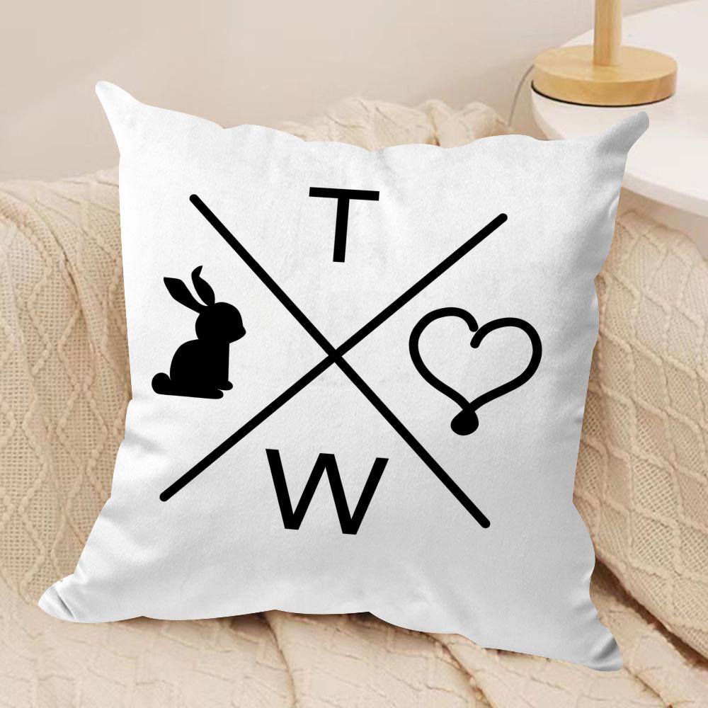 

HOT TTally WWeijl Classic Cushion Cover Pillowcase Ultra Soft Skin Friendly Fabric Cloud Like Comfort Concealed Zipper 30x30cm