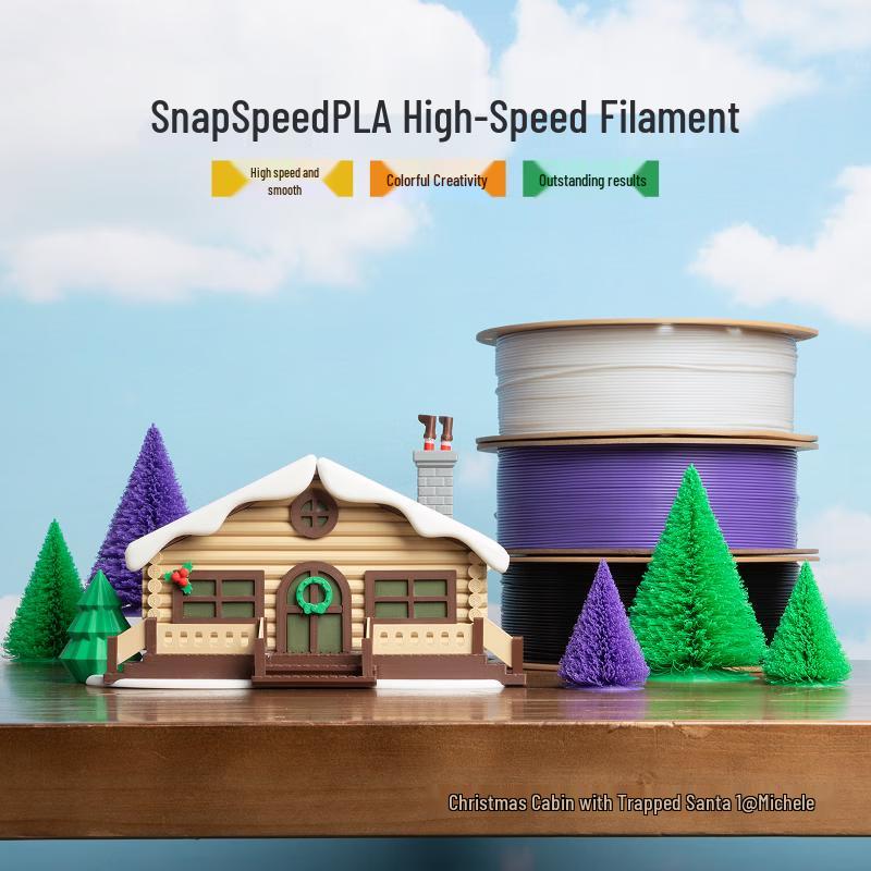 SnapSpeed High-Speed PLA 3D Printer Filament