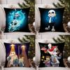Game U-Undertale Pillow Case Sofa Short Plush Double-Sided Hd Printing Room Home Office Gift Cushion Cover
