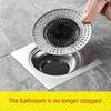 Bathroom Anti-Hair Drain Filter Stainless Steel Sewer Filter Cover Kitchen Sink Garbage Hair Anti-Clogging