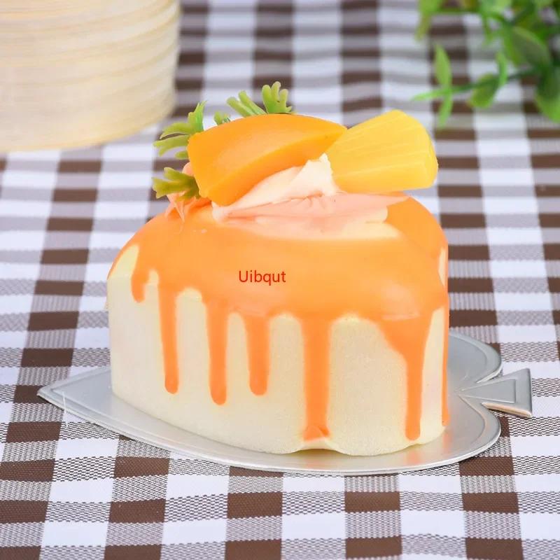 100ks/set Zlatá stříbrná Mousse Mat Spodní Pěna Dort Základní desky Papírová deska Tvar Dezertní tác Vánoční dort Dekorace Pomůcky