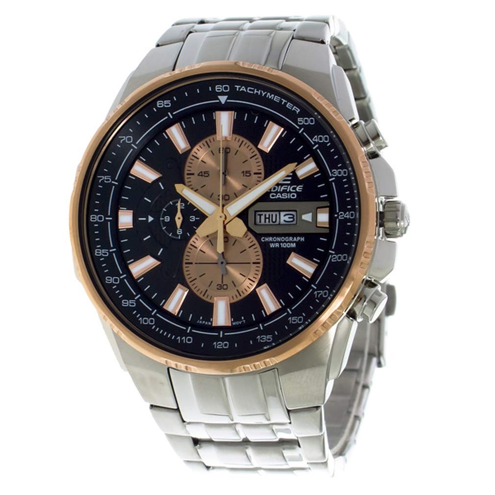 

Casio EDIFICE Chrono Quartz Men s Watch EFR549D1B9 Black [wimp]