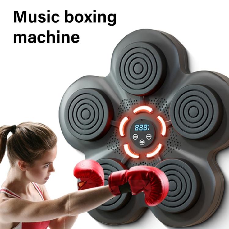 Rechargeable Punching Machine with LED Light, Musical Boxing Machine for Children Adult Kids Boxing Machine Wall Mounted