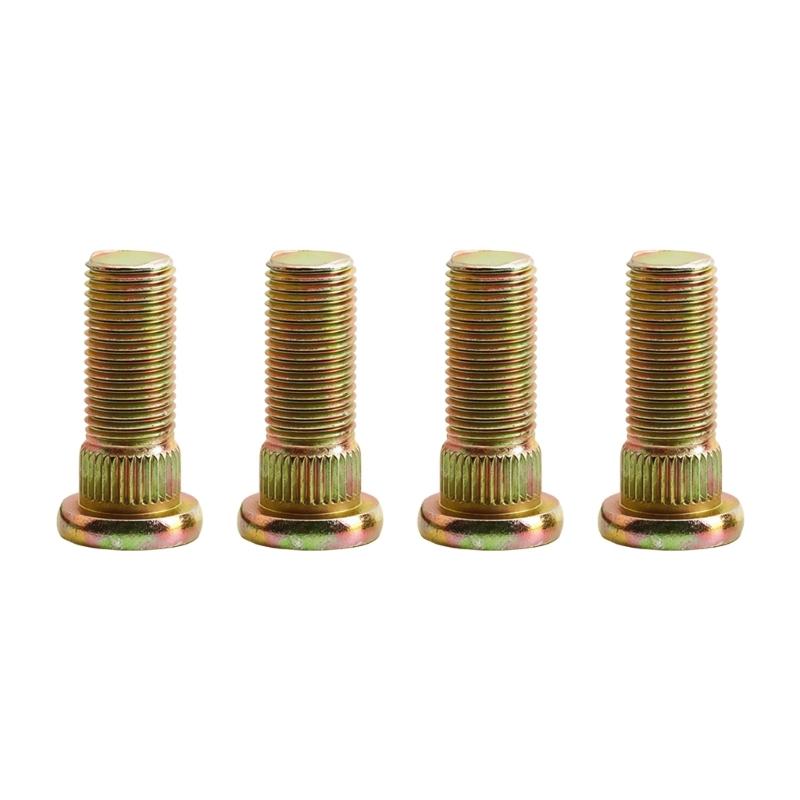 Premium M10 Lug Nut Motorcycle Wheel Screws Heavy Duty M10x1 25 Splines Lug Bolt for Go Kart Bike & Utility Vehicle