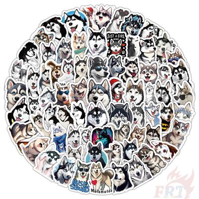 100Pcs/Set Husky Mini Pets Dogs Stickers DIY Fashion Decals Stickers