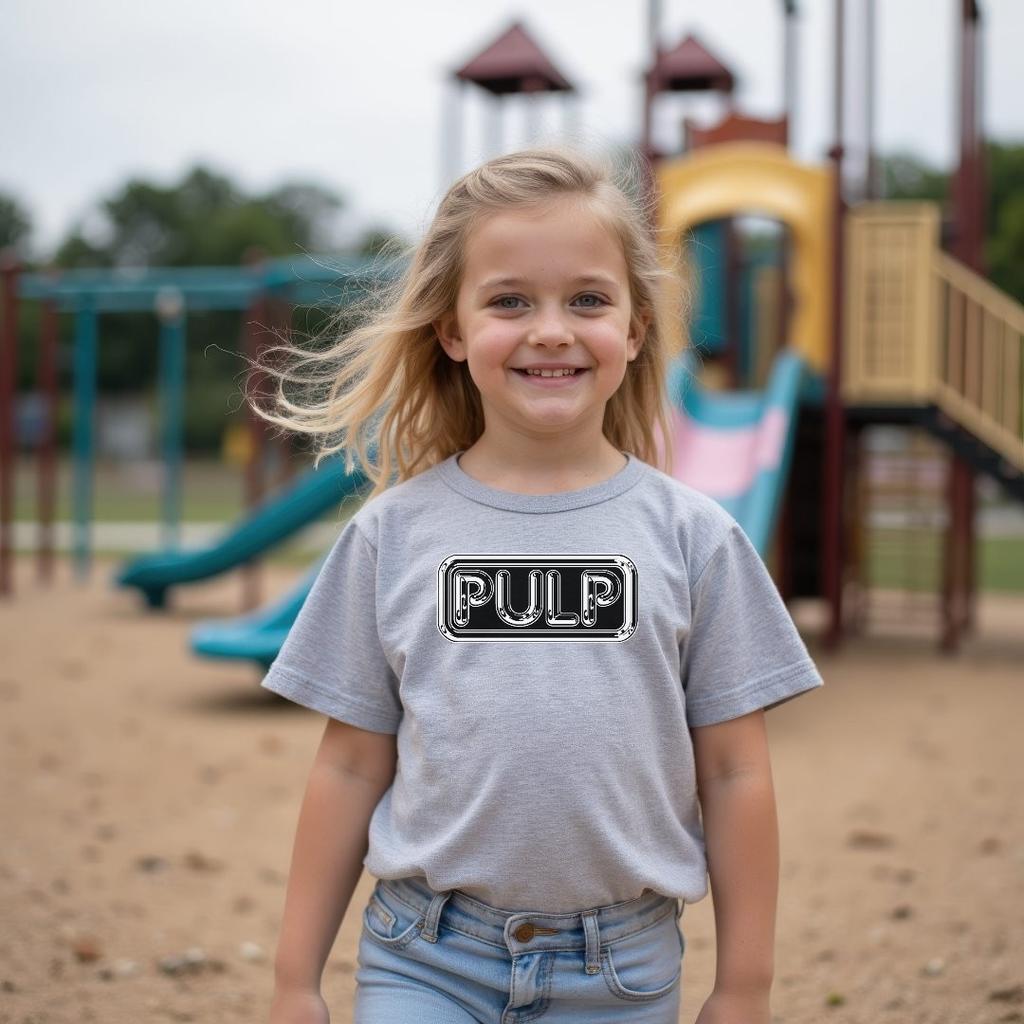 Pulp Rounded Black & White Fan Artwork & Logo - Prints & Clothing