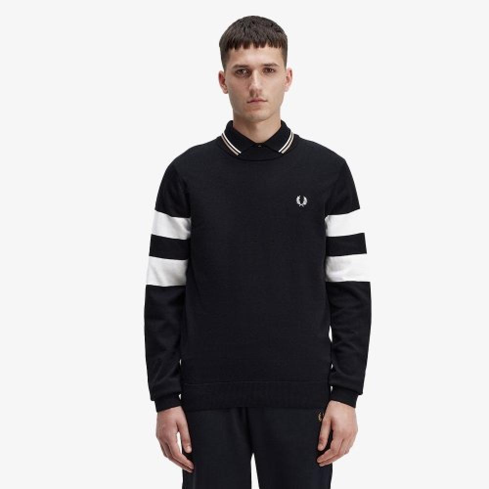 

Fred Perry [sharp] Tipped Sleeve Knit 102 Afpm2335533 102 S