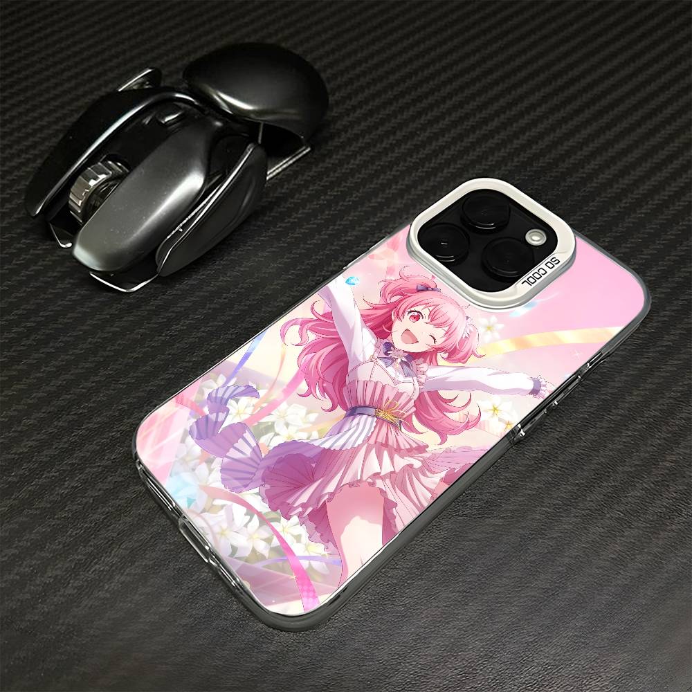 

Game P-Project S-Sekai Phone Case For iPhone17,16,15,14,13,12,11 Plus,Pro Max White Matte Shockproof Cover iPhone17