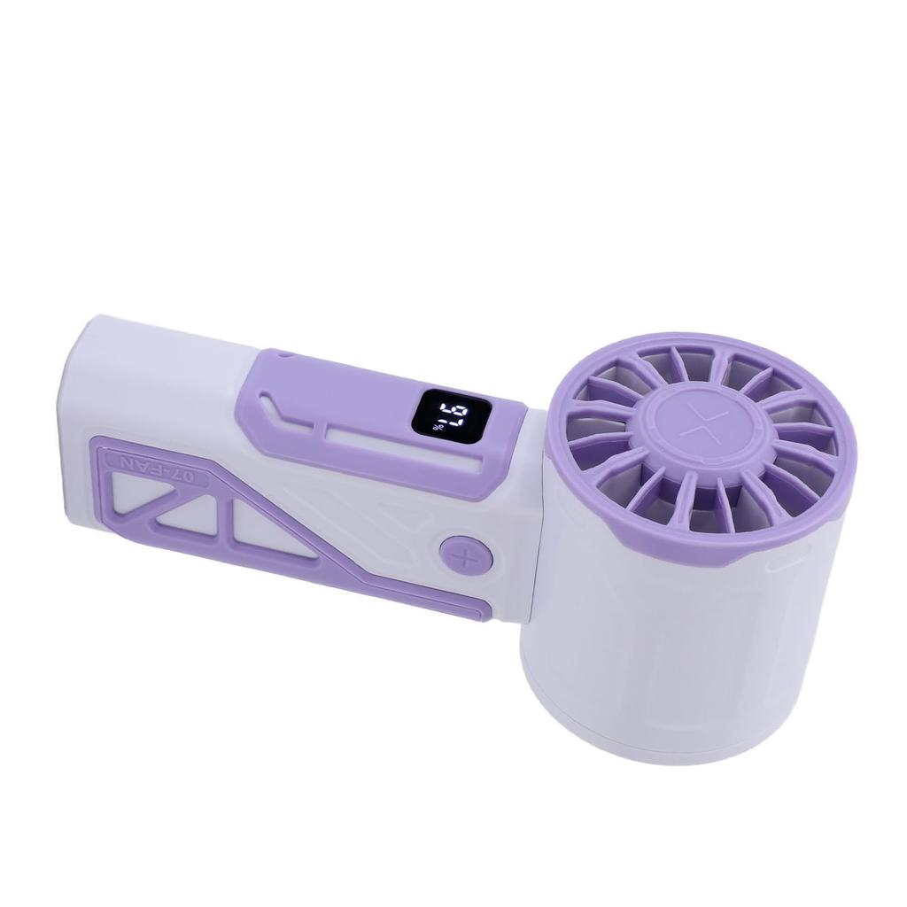 Handlicher Turboventilator 100 Geschwindigkeiten 4000mAh Akku Wiederaufladbarer Tragbarer Mini-Ventilator für Reisen im Freien