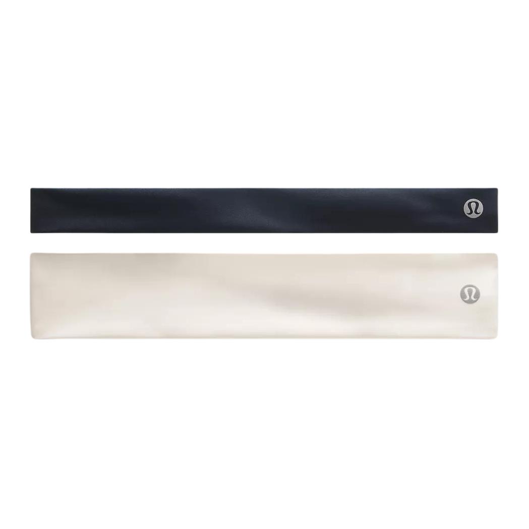 Lululemon Logo Design Nylon Headband Unisex Accessories LW9GBBS Black