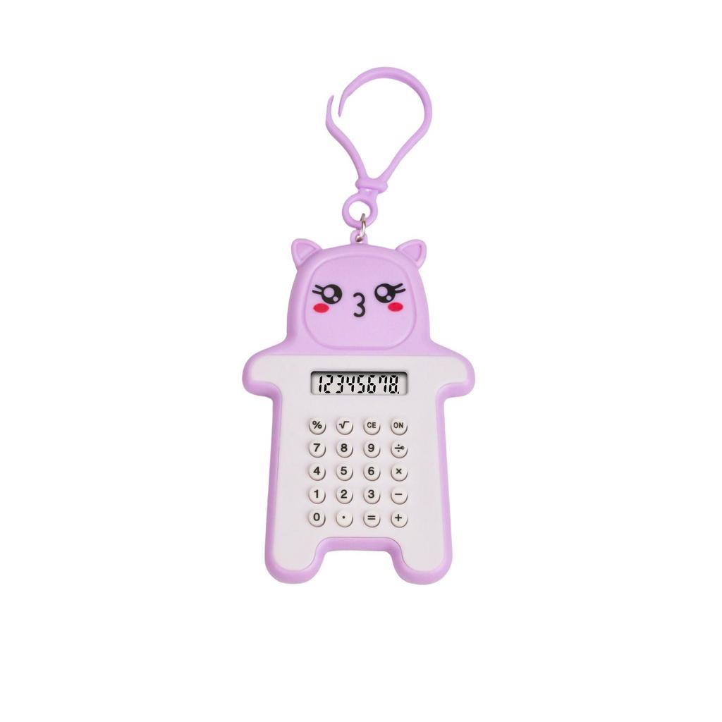 Mini Bear Cartoon Cute Keychain Maze Calculator