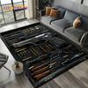 2025 New Cool Guns Pistol Ammunition Bullet Cartridge AK M4 Rug Carpet for Living Room Bedroom Decor,Non-slip for Sofa Doormat