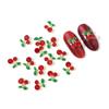 3D Cherry Rhinestone Nail Art Accessories - Japanese Zircon Metal Decorations