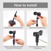 Adjustable Desktop Support Stand Universal Desktop Sound Device Holding Bracket For Daily Placement Use