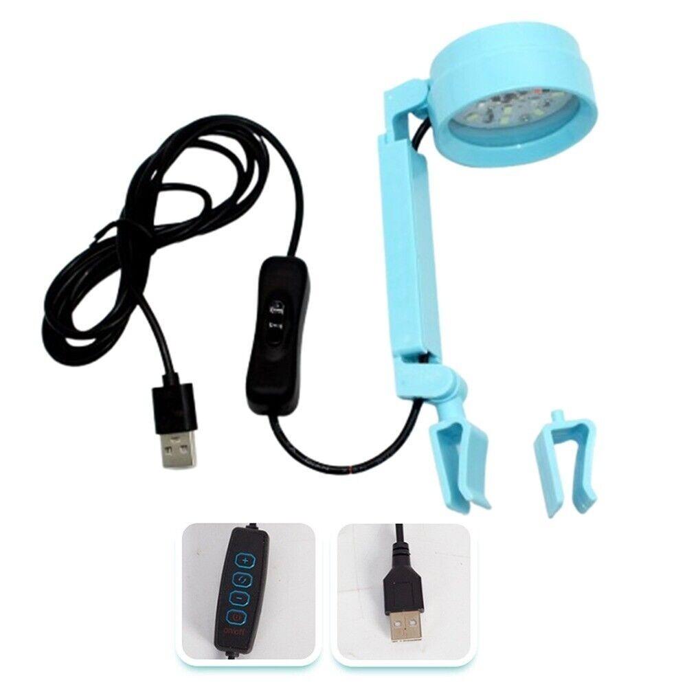 Universal LED Aquarium Light Adjustable Special Small Round Light  For Water Plants