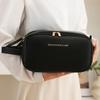 Portable Women's Makeup Bag PU Leather Luxury Cosmetics Storage Organizer Travel Essentials Double Zipper Toiletries Bag