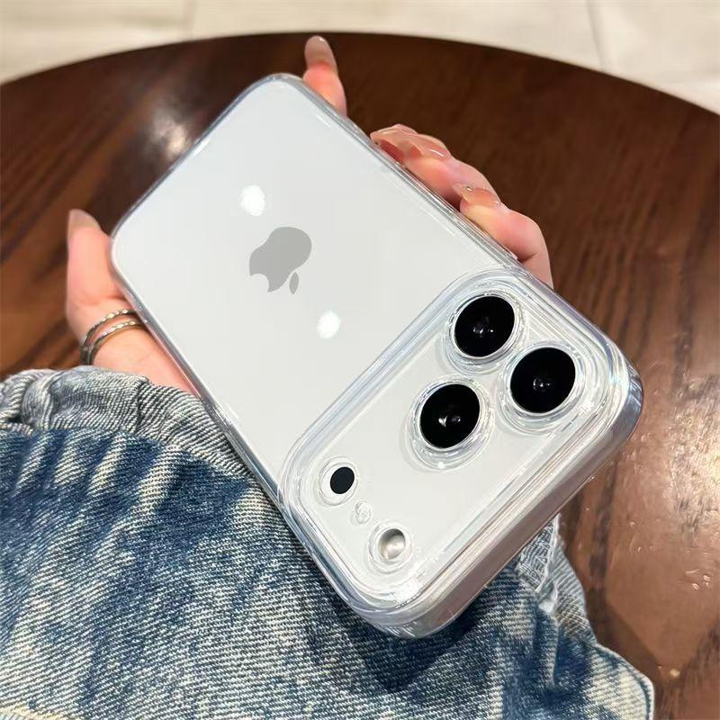 Transparent Space Case for IPhone 17 Pro Max, Apple 16e/17 Pro Soft Case, 17 Air Minimalist Design