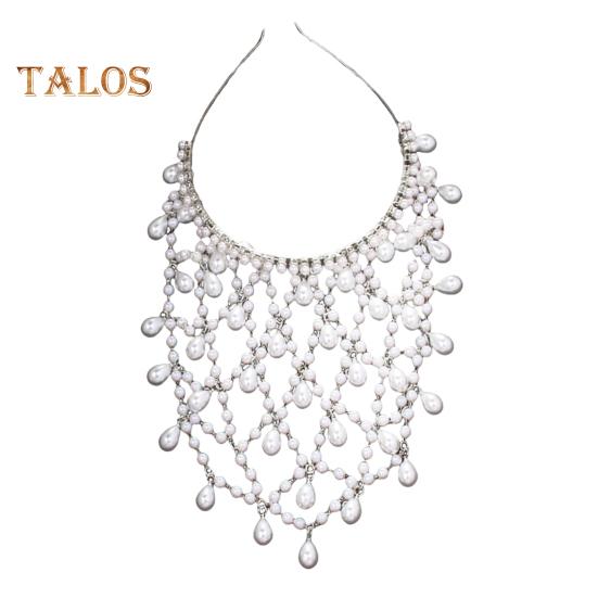 

Женская повязка на голову с сеткой, имитацией жемчуга, легкая, удобная повязка на голову, обруч для волос, прическа, нарядные аксессуары для волос серебряный