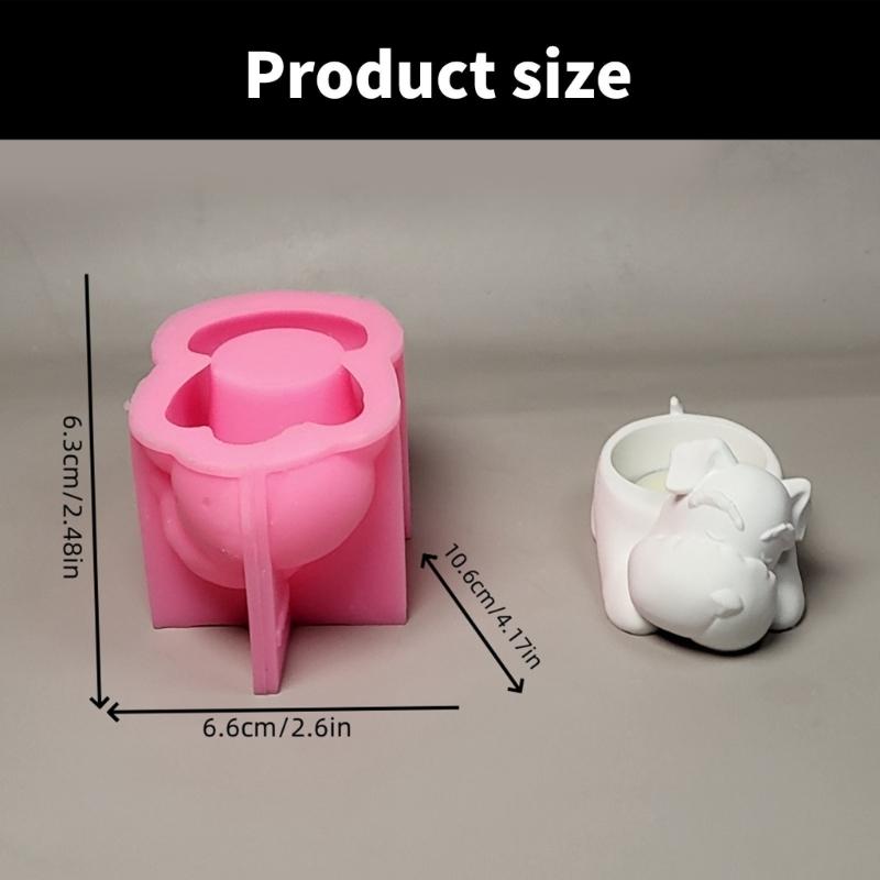 Schlafender Hund Gießformen Gipsformen Tier Silikonform Ornamente Formen DIY Gussformen Epoxidharz Formen