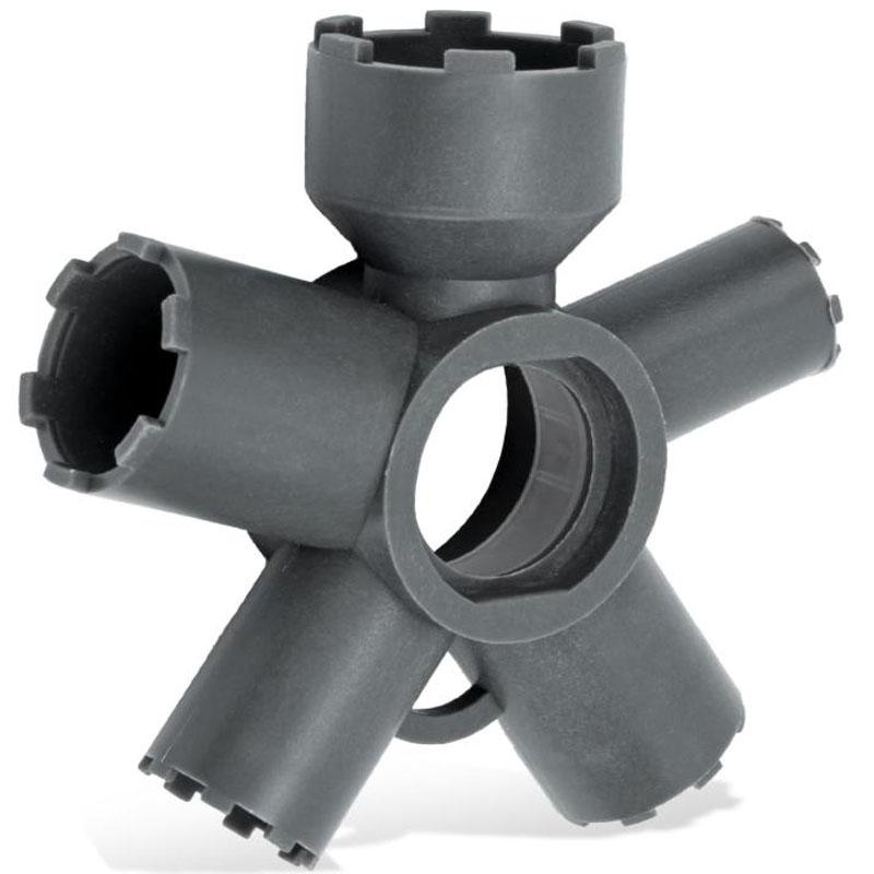 

Инструмент для снятия аэратора смесителя 10-в-1 для аэратора со скрытой резьбой и аэратора с корпусом (Резаный край&Круглый), Инструмент для аэратора смесителя чёрный