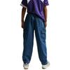 Nike Jeans Sporthose Kollektion Einfarbig Lockerer Schnitt Kinderhosen Tiefsee-Blau IO0197-461