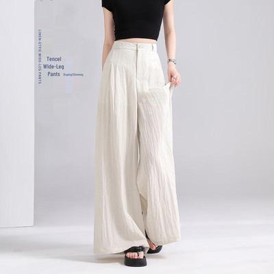 Demana Tencel Linen Wide-Leg Pants
