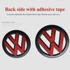 2pcs ABS Car Front Grill Emblem Rear Trunk Badge Logo for Volkswagen VW Golf 5 6 7 7.5 8 MK5 MK6 MK7 MK8 Polo Passat B8 Scirocco