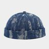 Port Style Denim Cap With Adjustable Fit For Casual Streetwear In All Seasons