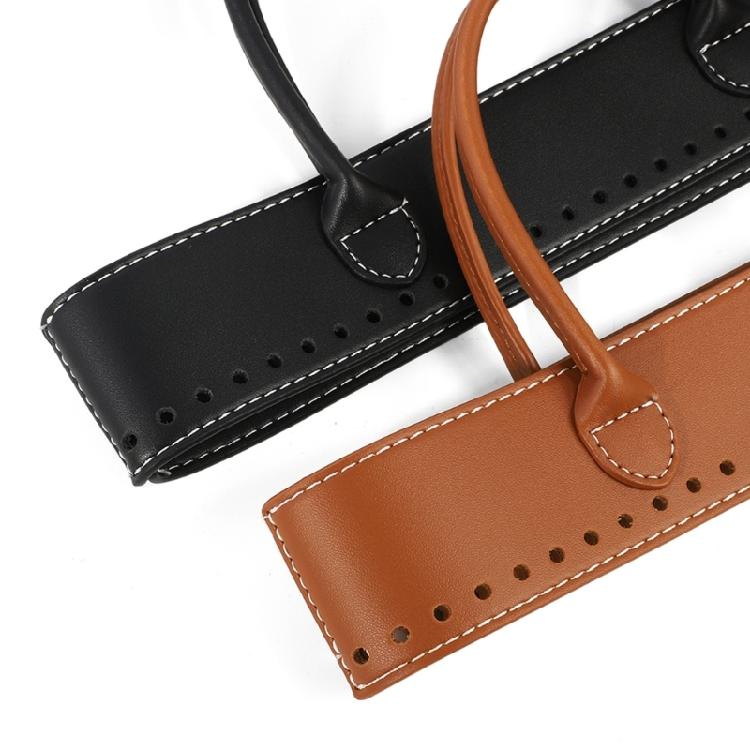 Bag Handle With Reinforced Design And Holes For Women PU Leather Craft DIY Crocheting Bags Making Accessories