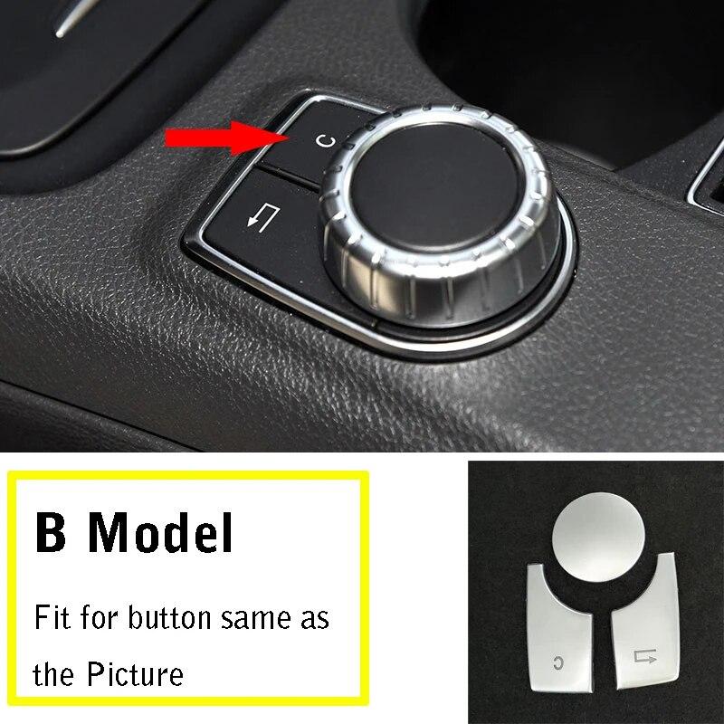 

Наклейка-кришка кнопки перемикача мультимедійної консолі для Mercedes Benz A B Class CLA GLA W176 W246 C117 W117 X156 Style B