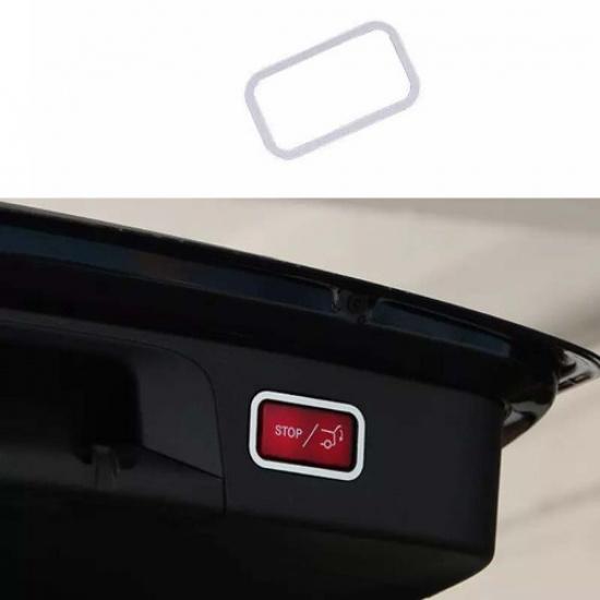 Rear Door Switch Cover For Benz GLA - Silver Aluminum Car Inner Tailgate