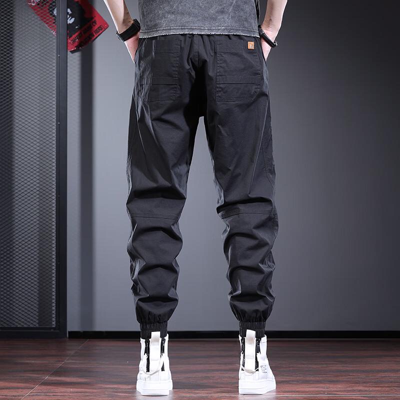 Jie Leinuo Men's Casual Cargo Jogger Pants