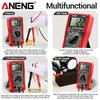 Portable ANENG DM850 Digital Multimeter 1999 Counts AC/DC Votage Ohm Current Detector Ammeter+B15 Voltage Tester Pen Electrician Tools Digital Display
