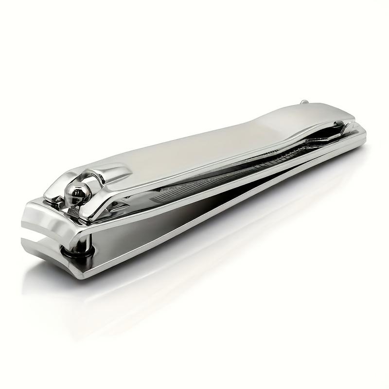 

Large Nail Cutter with a Built-in File – Convenient Grooming Aid, Suitable for Daily Nail Care серебряный