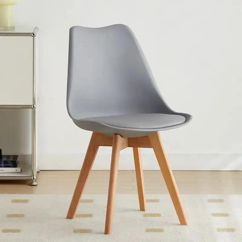 Silla de Comedor Moderna Silla Nórdica para el Hogar Silla Minimalista con Respaldo para Comedor, Sala de Estar