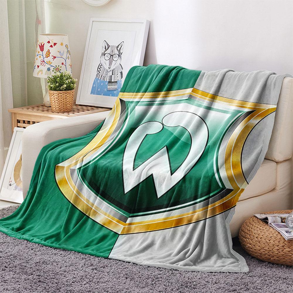 Coperta in Flanella Werder Bremen, Alta qualità, Confortevole per Tutte le Stagioni, Decorazione per la Casa, Calore e Comfort