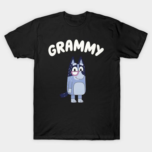 

Men Black Print T-shirt Cute Bluey Bingo Grammy Vintage Cartoon No-Cut Transfer Paper Print Cotton Tshirt XL чорний