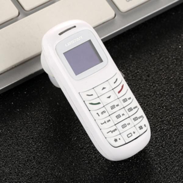 New BM70 Mini CellPhone Stereo GSM 2G Unlocked Super Thin Cellphone Small Mobile Phone Wireless Bluetooth Alarm Clock Earphone Portable Backup Phone