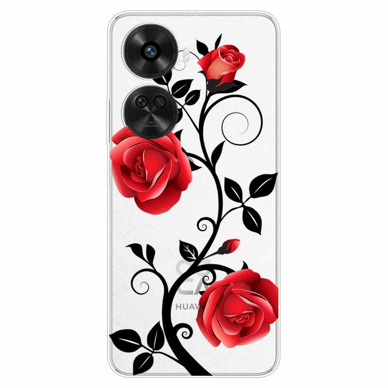 For Huawei Nova 12 SE Case Soft Girl Shockproof Phone Cover for Huawei Nova 12SE Case BNE-LX1 TPU Clear Transparent Silicone