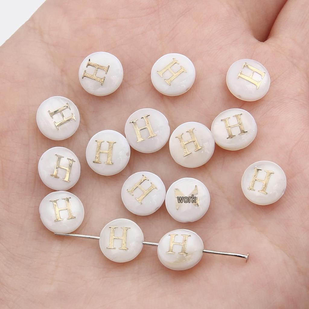 Gold Foil Seashell Beads: DIY Jewelry Making Materials for Bracelets, Necklaces, and Pendants