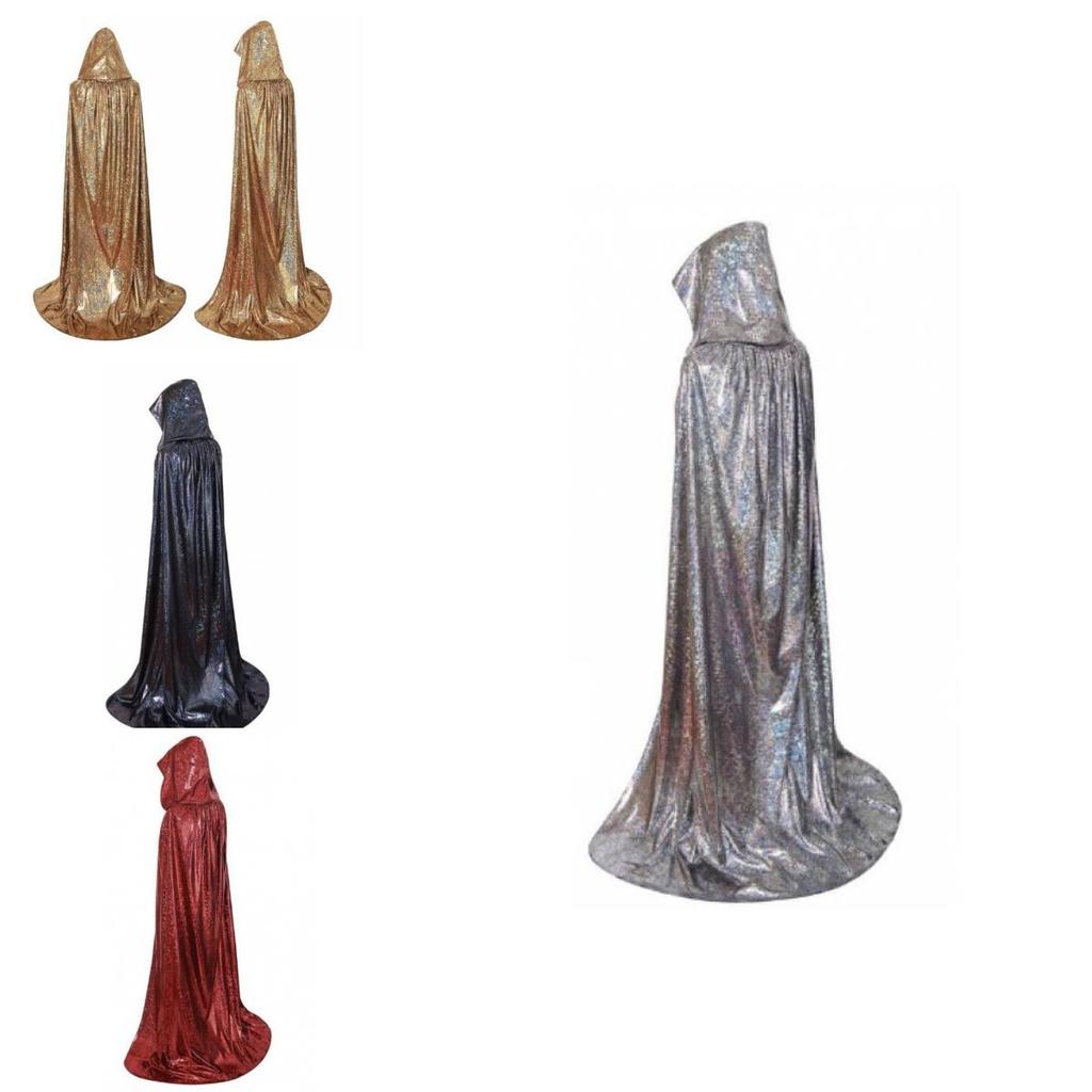 Versatile Long Hooded Cloak For Fantasy Role Play And Anime Events