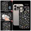 Colorful Butterfly Pattern Lanyard Case For iPhone 17 Pro Max Funda iPhone 16 15 14 13 Pro Max 11 16E 17E Soft Silicone Cover