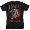 House Of The Dragon - Hod Dragon Illustration - Unisex Children's T-shirt - Black