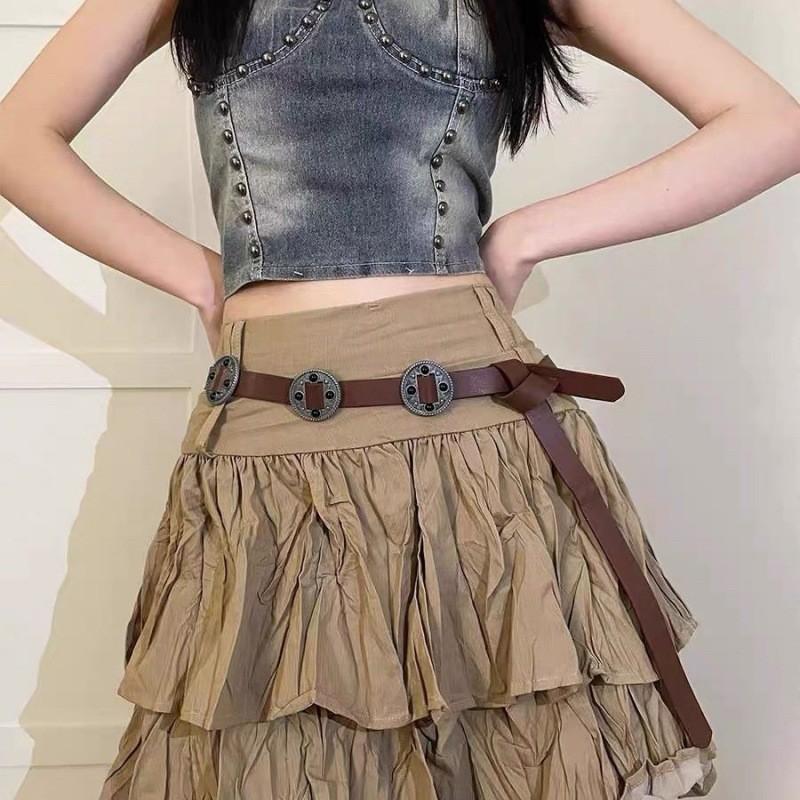 Fashionable Knot Vintage Design Waist Chain With Copper Coin Accents For A Touch Unique