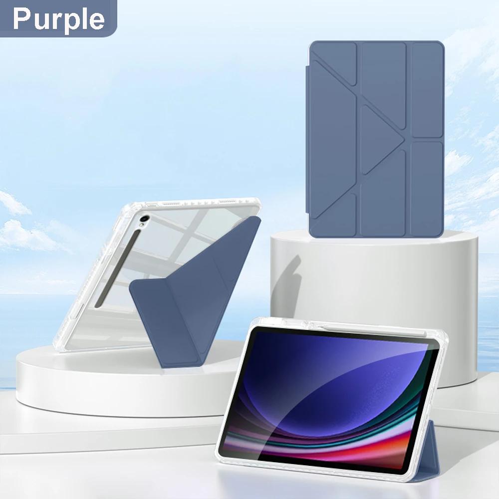 Új Akril Samsung Galaxy Tab S11 Ultra S10 FE Plus Táblagép Tok Tab A11 + A9 S9 S8 S7 FE Plus 11 12.4 13.1 Hüvelykes Fedélhez