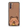 Anime Capybara Porpoise Phone Case For Oppo Reno13 Reno12 Reno11 F Reno10 Pro A54 5G Find X5 A53 A52 A9 A17 4G A79 A80 A98 Cover