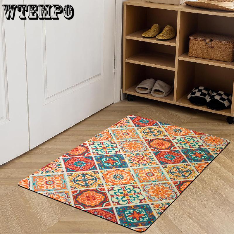 American Style Household Floor Mat Dirt Resistant Entrance Bathroom Anti Slip Foot Mat Door Mat